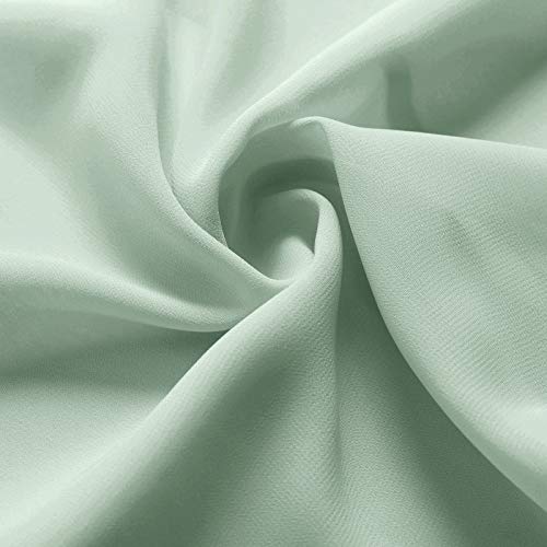 AW BRIDAL Chiffon Fabric by The Yard Solid Fabric for Sewing Premi...