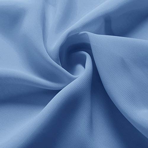 AW BRIDAL Chiffon Fabric by The Yard Solid Fabric for Sewing Premi...