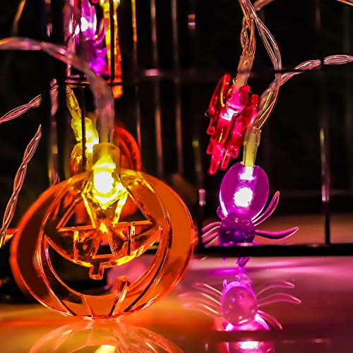 AWAVO Halloween String Lights, Set of 3 Total 90 LED 49.2 FT Holid...