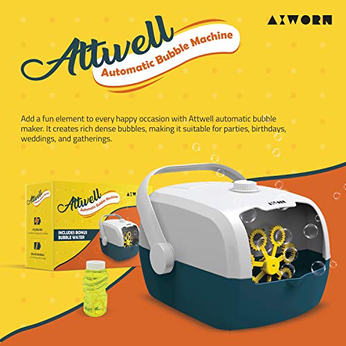Bubble Machine for Kids, Automatic Bubble Blower - Portable Auto B...