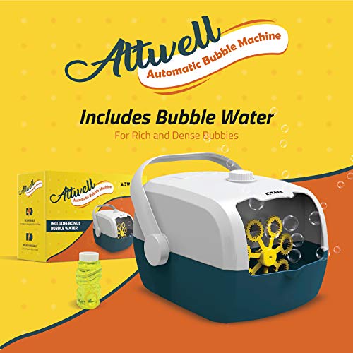 Bubble Machine for Kids, Automatic Bubble Blower - Portable Auto B...
