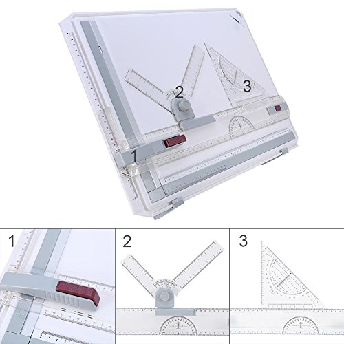 A3 Drawing Board Set, Multi-Functional A3 Drawing Board Table Kit ...