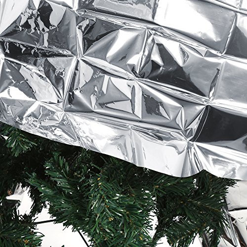 AYNEFY Plant Reflective Film, High Silver Film Foil Sheet Greenhou...