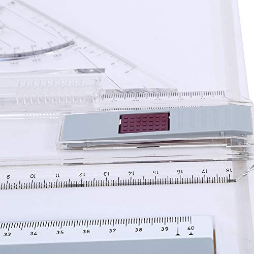 Drawing Board, Pro A3 Drawing Board Table with Clear Rule Parallel...