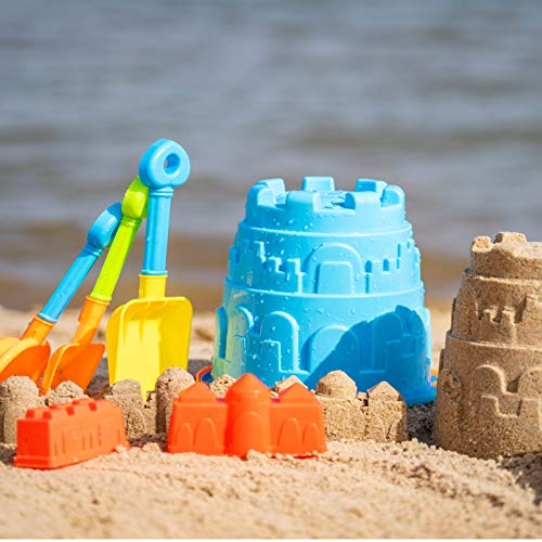 Ayukawa 23 Pcs Beach Sand Toys ,Castle,Excavator,Watering can, Mol...