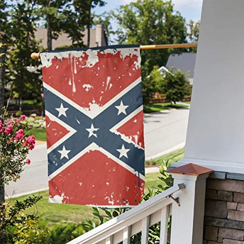 B&MAVIS Print Photo Confederate Flag America Patriotic Rebel Polye...