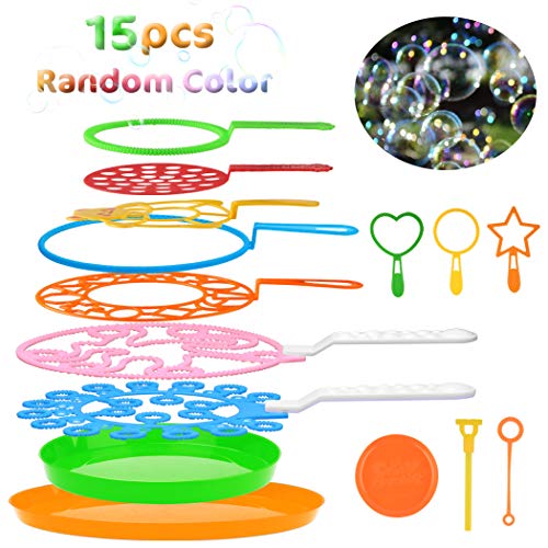 B bangcool Bubble Wands Set - Big Bubbles Wand Funny Bubbles Maker...