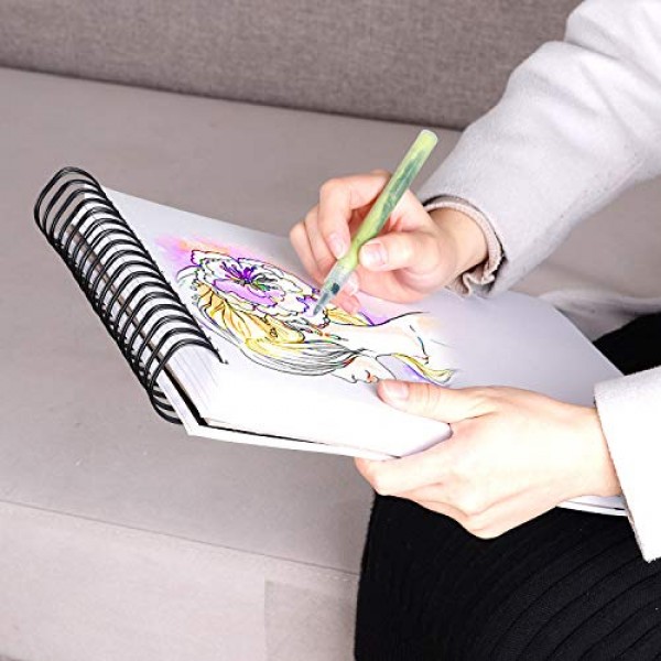 Bachmore Sketchpad 100 Sheets,Watercolor,Acrylic Art Pad for Sketc...