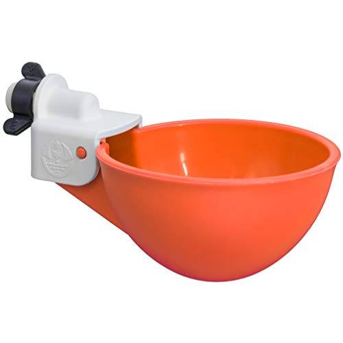 4 Pack Oasis Chicken Watering Cups | Drill Bit and Hardware Incl...