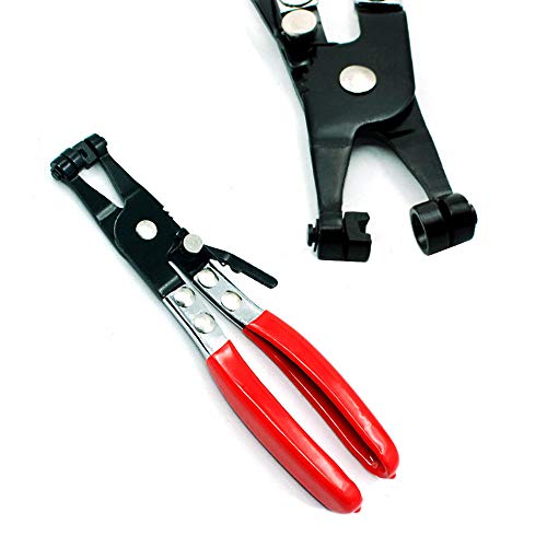 Professional Hose Clamp Pliers Repair Tool Swivel Flat Band for Re...