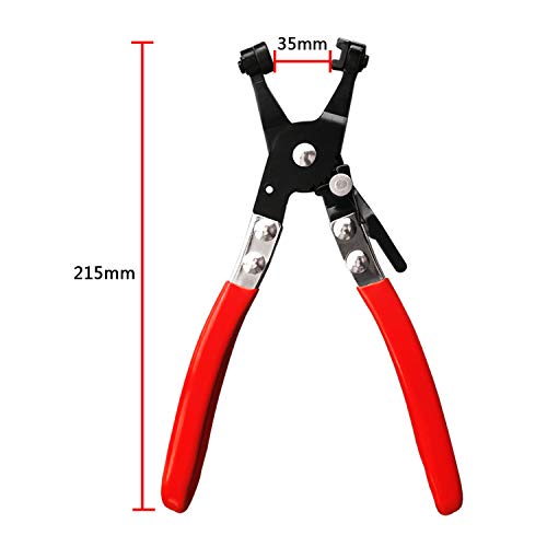 Professional Hose Clamp Pliers Repair Tool Swivel Flat Band for Re...