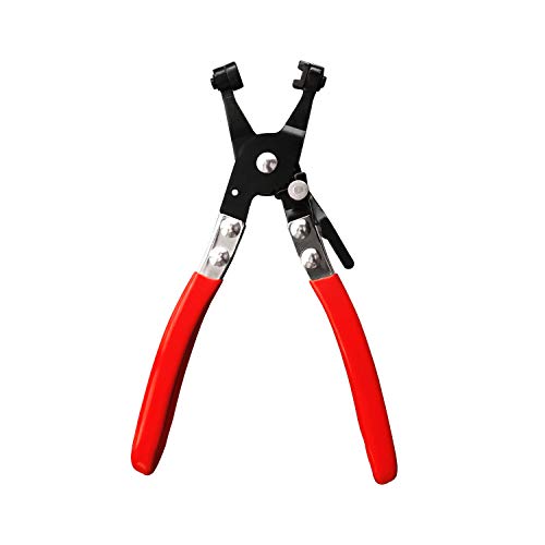 Professional Hose Clamp Pliers Repair Tool Swivel Flat Band for Re...