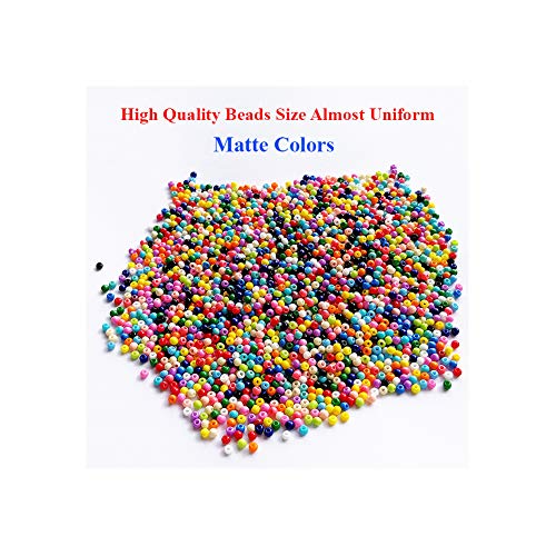 BALABEAD 12/0 Size Almost Uniform Glass Seed Beads with Beading To...