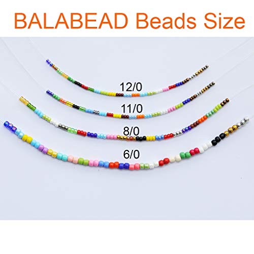 BALABEAD Seed Beads About 24000pcs in Box Multicolor Assortment 12...
