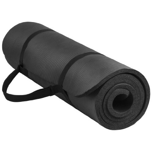 Balance From BFGY-AP6BLK Go Yoga All Purpose Anti-Tear Exercise Yo...
