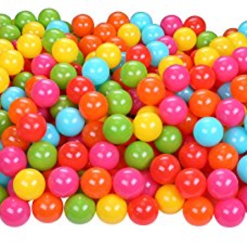 BalanceFrom 2.3-Inch Phthalate Free BPA Free Non-Toxic Crush Proof...