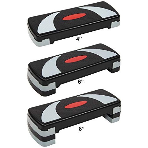 BalanceFrom Adjustable Workout Aerobic Stepper Step Platform Trainer