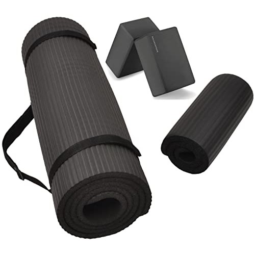 BalanceFrom GoYoga+ All-Purpose 1/2-Inch Extra Thick High Density ...