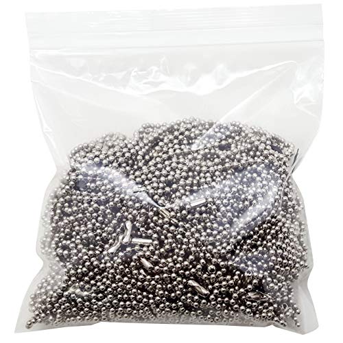 Pack of 50 Ball Chain Necklace, BallchainAge 24 inches Nickel Plat...