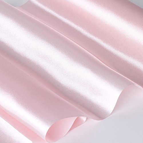 BalsaCircle 12-Inch x 10 Yards Blush Satin Put-up Fabric by The Bo...
