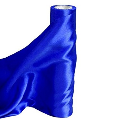 BalsaCircle 54-Inch x 10 Yards Royal Blue Satin Fabric by The Bolt...