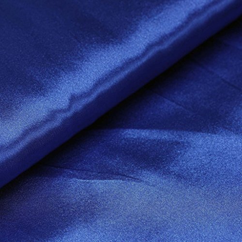 BalsaCircle 54-Inch x 10 Yards Royal Blue Satin Fabric by The Bolt...