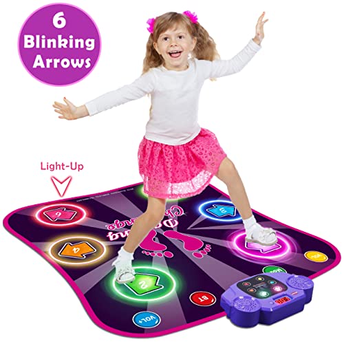 Bambilo Light Up Dance Mat for Kids, Boys & Girls Toys Ages 3 4 5 ...