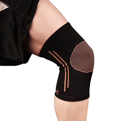 Copper D Copper Compression Knee Sleeve - Rayon from Bamboo Charco...