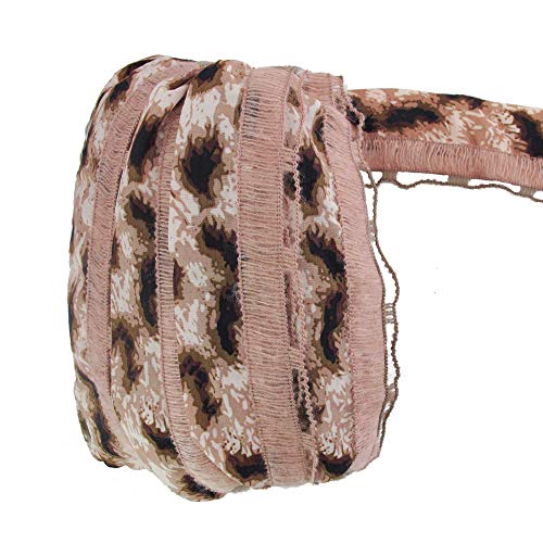Ruffle Chiffon Ribbon Yarn - Hazel Wood - 2 Skeins 100g/skein