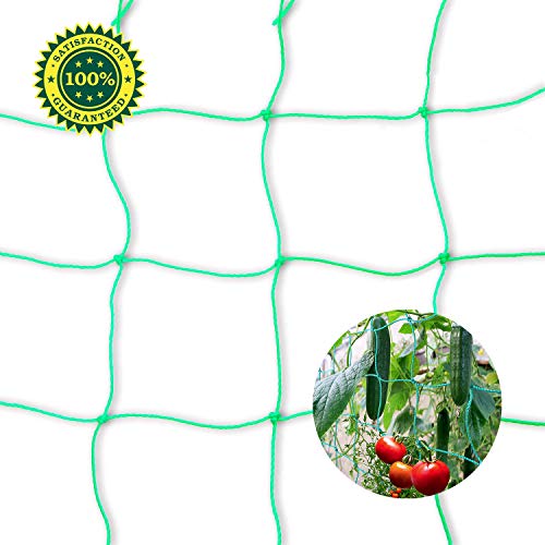 Bamzhu Heavy-Duty Nylon Garden Plant Trellis Netting Elastic Plant...