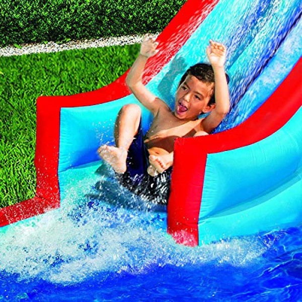 BANZAI BAN-35076 Slide N Soak Splash Park Inflatable Outdoor Kids ...