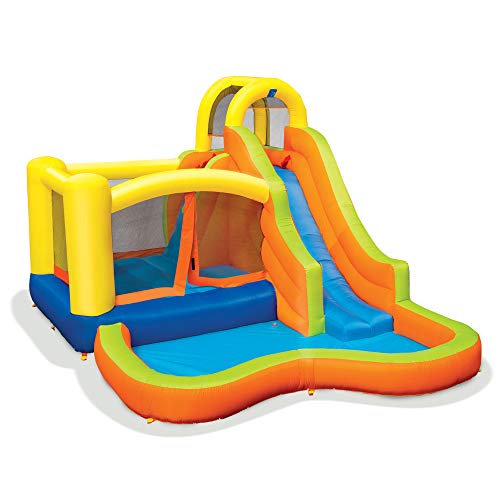 BANZAI Sun N Splash Fun 12 x 9 x 7 Kids Inflatable Outdoor Bac...