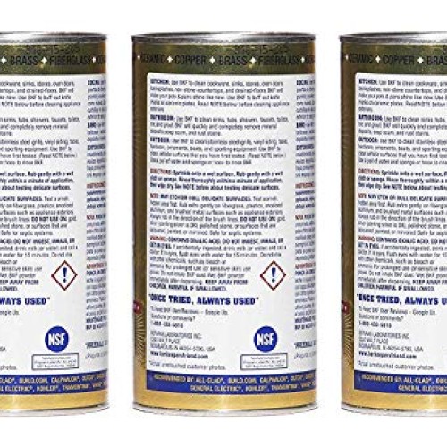 Bar Keepers Friend Cleanser and Polish, 12-Ounces 2-Pack