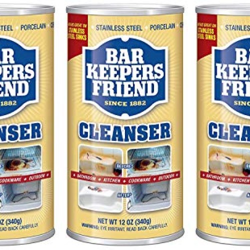 Bar Keepers Friend Cleanser and Polish, 12-Ounces 2-Pack