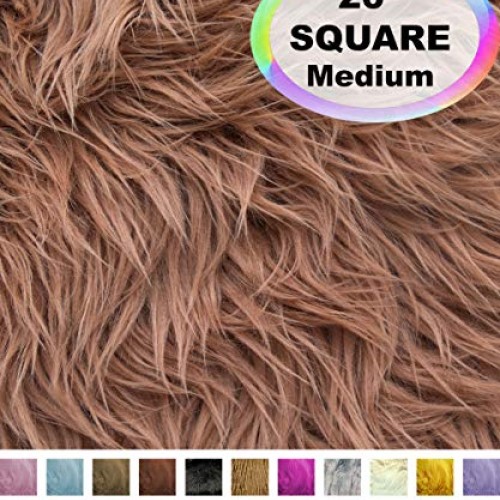 Barcelonetta | Faux Fur Squares | Shaggy Fur Fabric Cuts, Patches ...