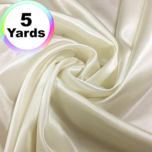 Charmeuse Satin Fabric | 5 Yards Continuous | 60 Wide | Silky, Br...