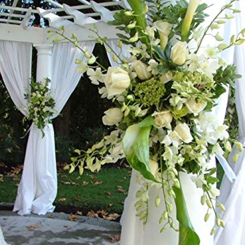 Chiffon Fabric | 10 Yards Continuous | 60 Wide | Wedding Decorati...