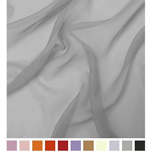 Chiffon Fabric | 10 Yards Continuous | 60 Wide | Wedding Decorati...