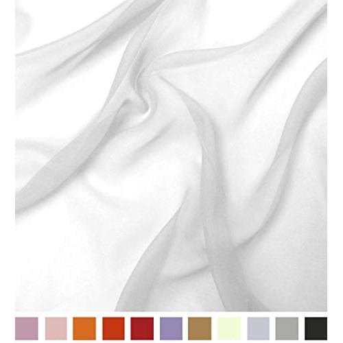 Chiffon Fabric | 5 Yards Continuous | 60 Wide | Wedding Decoratio...