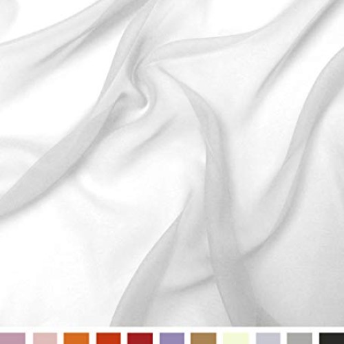 Chiffon Fabric | 5 Yards Continuous | 60 Wide | Wedding Decoratio...