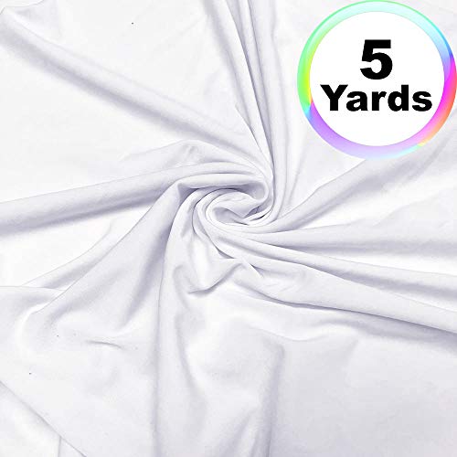 ITY Fabric | 5 Yard Continuous | Jersey Lycra Knit | 2-Way Stretch...