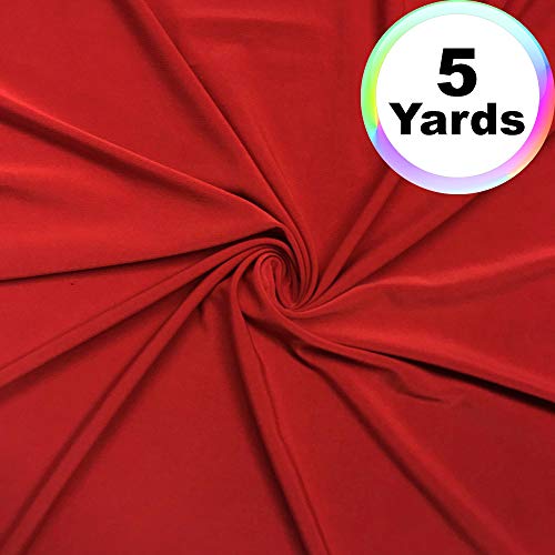 ITY Fabric | 5 Yard Continuous | Jersey Lycra Knit | 2-Way Stretch...