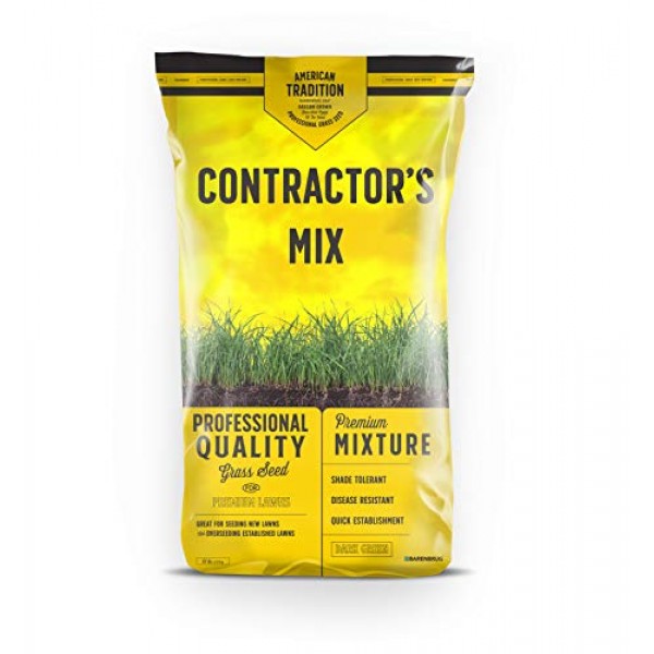 Barenbrug Contractors Professional Grass Seed Mix, 50 lbs