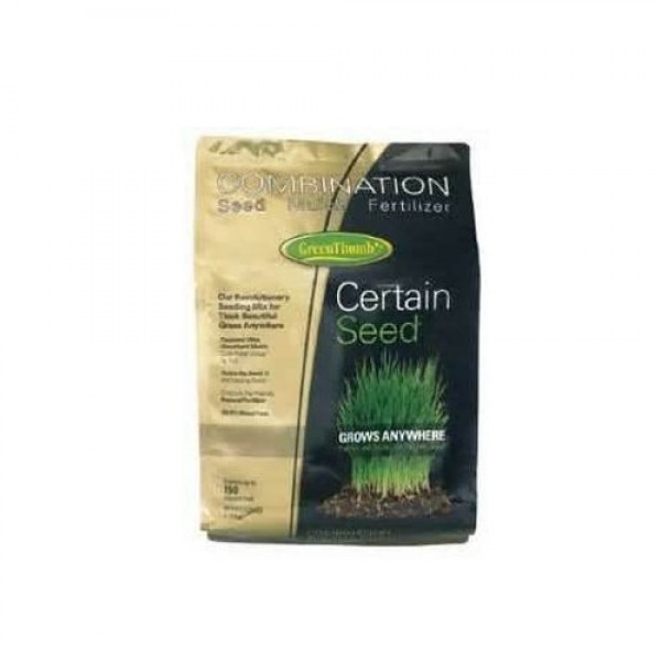 Barenbrug Usa 44444 Premium Certain Seed, Fertilizer, & Mulch, 10-...
