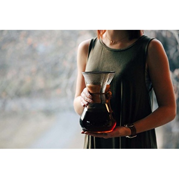Pour Over Filter for Chemex and Hario V60 - COPPER COATED Reusable...