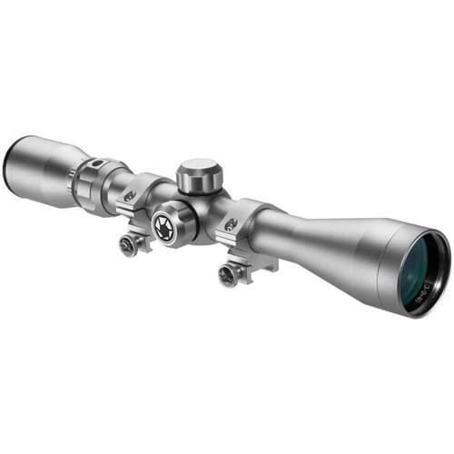 New Barska 3-9x40mm 30/30Rifle Scope with Rings, Silver