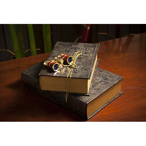 Barska Antique Book Lock Box with Key Lock