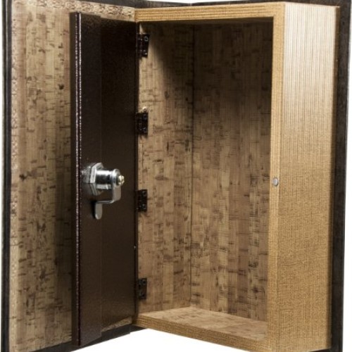 Barska Antique Book Lock Box with Key Lock
