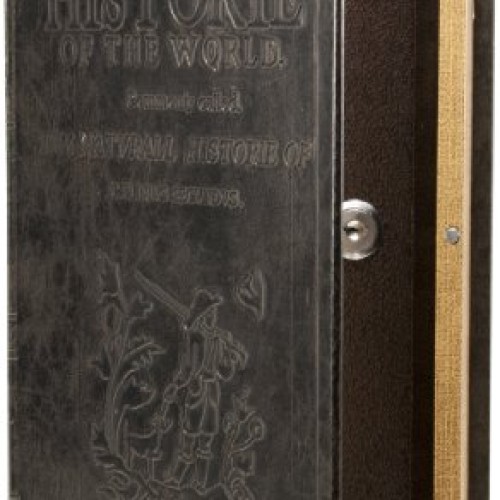 Barska Antique Book Lock Box with Key Lock
