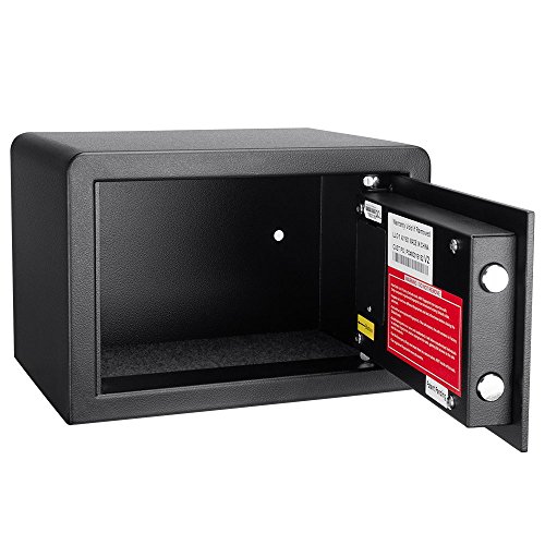 BARSKA AX11620 Biometric Fingerprint Mini Security Home Safe Box 0...